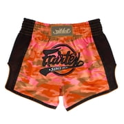 Fairtex BS1711 Orange Camo Slim Cut Muay Thai Boxing Short
