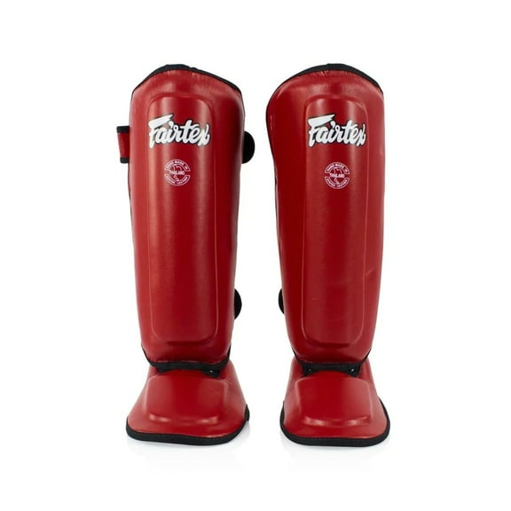 Fairtex SPK9 Youth Muay Thai Kickboxing Shin Guards for Kids - Black, Blue,Red