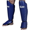 thumbnail image 1 of Fairtex Traditional Muay Thai Shin Guards Medium Blue, 1 of 1