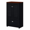 thumbnail image 1 of Fairview Storage Cabinet with File Drawer in Black and Cherry - Engineered Wood, 1 of 7