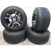 Fairway Alloys Prestige Wheels 10" Pro Rider 205x50-10 Tires E-Z-GO & Club Car