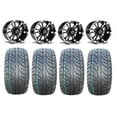 thumbnail image 1 of Fairway Alloys Sixer Golf Wheels 12" Fusion ST 205x30-12 Tires E-Z-GO & Club Car, 1 of 4