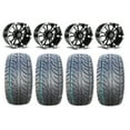 thumbnail image 1 of Fairway Alloys Sixer Golf Wheels 12" Fusion ST 23x9.5-12 Tires E-Z-GO & Club Car, 1 of 4