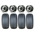 thumbnail image 1 of Fairway Alloys Sixer Golf Wheels 12" Pro Rider 215x50-12 Tires E-Z-GO & Club Car, 1 of 4