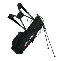Fairway Finds 5 Way Golf Stand Bag Golf Club Bags for Men & Women Golf Bag with Multiple Pockets for Storage Golf Stand Bags, Golf Accessories for Men, Black Golf Bag Lightweight Golf Bag with Stand