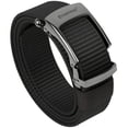 thumbnail image 1 of Fairwin Mens Belt Nylon Ratchet Belts Casual Golf Web Belt, Waist 33"-37", Black, 1 of 7