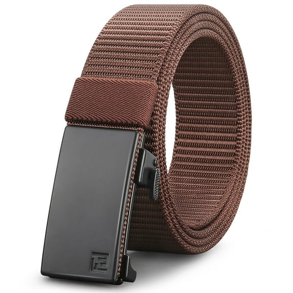 Fairwin Ratchet Belts for Men, 1.25-Inch Nylon Automatic Buckle Belt