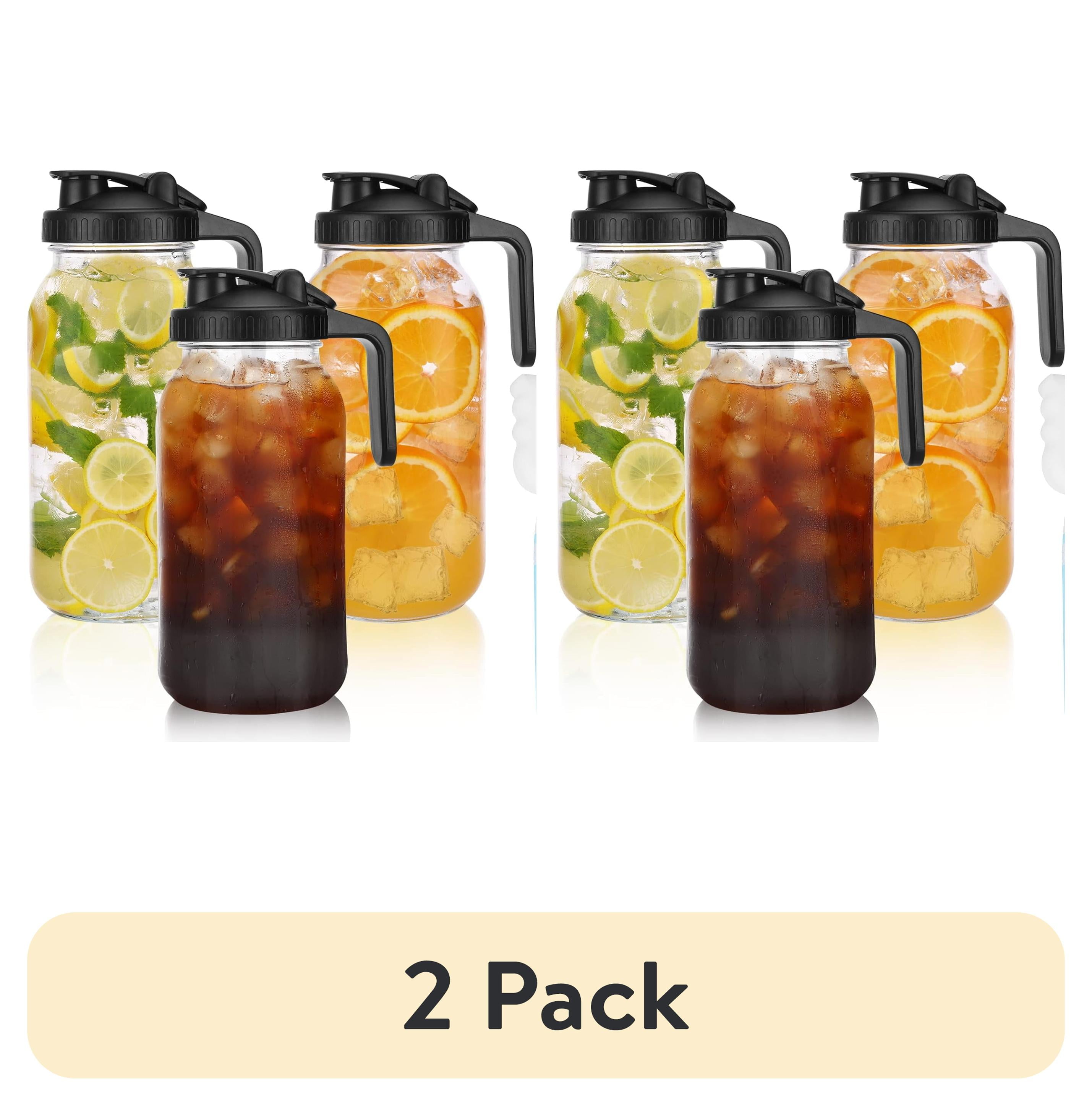 3 Stück 1,9L Einmachgläser - Wide Mouth Mason Jars Luftdicht