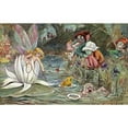 thumbnail image 1 of Fairy & A Drowning Pixie Poster Print By Mary Evans Picture Library Peter & Dawn Cope Collection, 1 of 3
