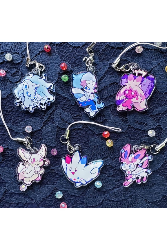 Fairy Acrylic Phone Charms (1 keychain)