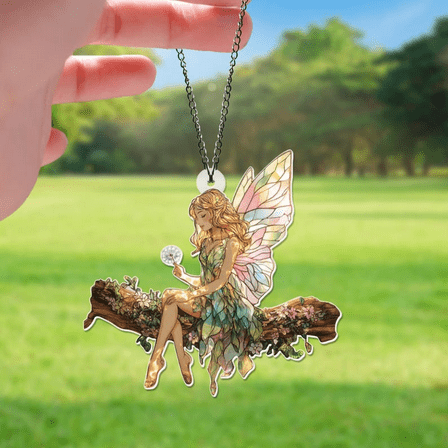 Fairy Acrylic Window Hanging, Home Decoration