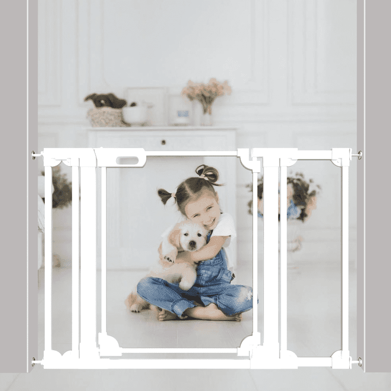 Fairy Baby Clear Acrylic Baby Gate Pressure Mounted, Walkthrough