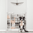 thumbnail image 1 of FURDEAR Extra Wide Baby Gate for Doorways 29.9"-33.6" Metals White, 1 of 7