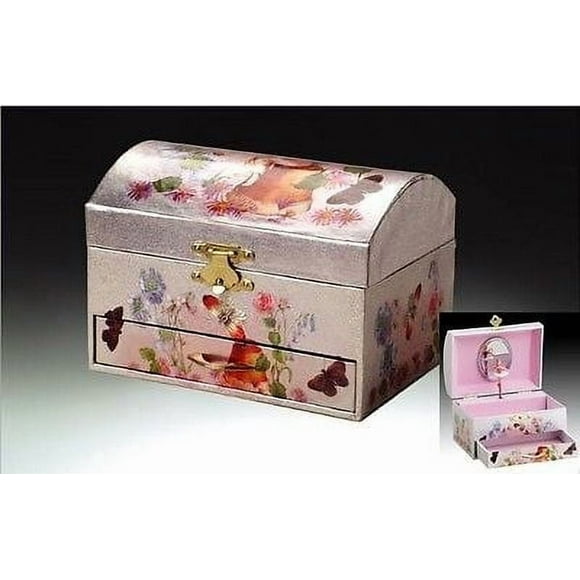 Cute Fairy Ballerina Jewelry Music Box, Plays "Swan Lake", by Broadway Gifts