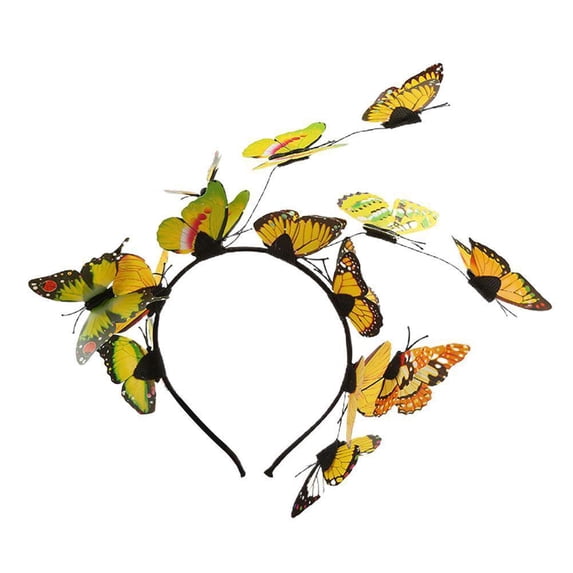 Fairy Butterfly Hair Head Band Headband Garland Prop Hoop Women Lady Girl