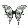 thumbnail image 1 of Fairy Butterfly Wings Sparkly Princess Dress Up Costume With Elastic Shoulder Straps Ideal for Cosplay Party Halloween Birthday Festive Costumes For Girls Women, 1 of 6