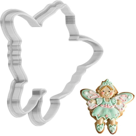 Fairy Cookie Cutter 4 Inch Made in USA by WONDERTORY