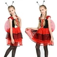 thumbnail image 1 of Fairy Dot Girls Cosplay Dress Fancy Halloween Insect Party Dress up, 1 of 6