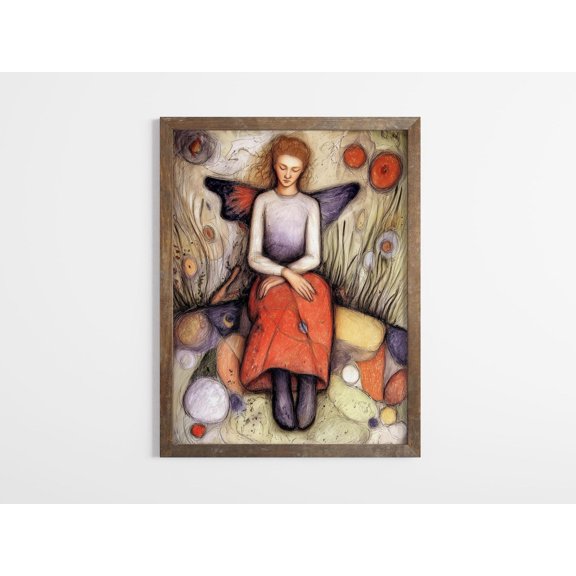 Fairy Dreamer Unique Modern Printed Decorative Design Accent Display Room Living Wall Art