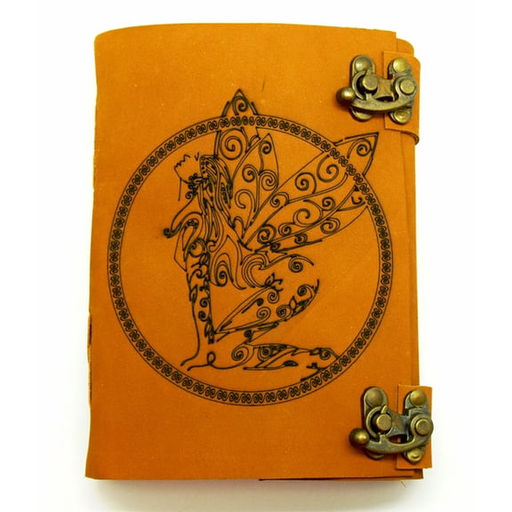Fairy Embossed Leather Journal, (Hardcover)