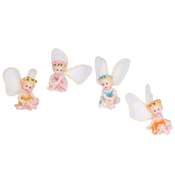 Fairy Figures, Craft Miniature Flower Fairies Figurines For Garden For Home For Indoor And Outdoor