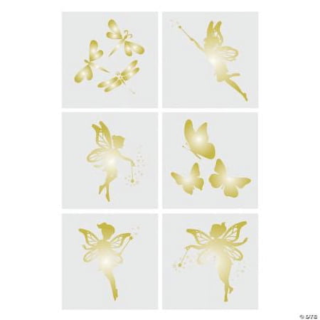 Fairy Foil Temporary Tattoos - 72 Pc., Birthday, Accessories, 72 Pieces