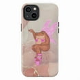 thumbnail image 1 of Fairy Frog Phone Case with Pink Wings and High Heels, Cute Artistic Protective Cover for iPhone 16 15 14 13 12 Pro Max Mini, 1 of 6