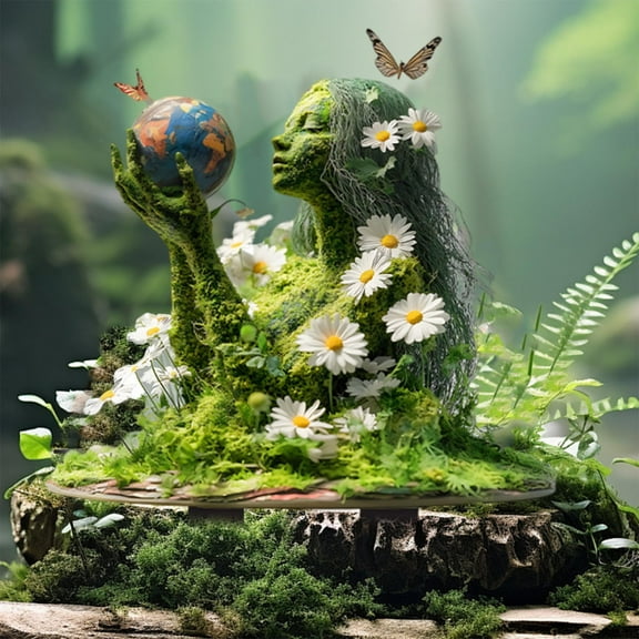 Fairy Garden Accessories Tree Elves Miniature kit for Micro Landscape Garden Decoration Outdoor Status Patio Lawn Yard Kit