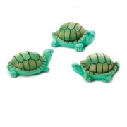 Fairy Garden Animals Resin Mini Turtles, 3 pack
