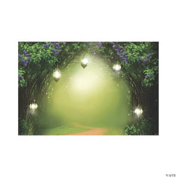 Fairy Garden Backdrop, Birthday, Party Decor, 3 Pieces