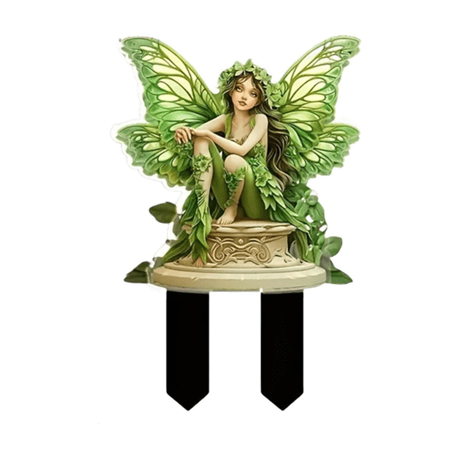 Fresh Look at Fairy Garden Decor Bohemian Style Flower Elf Fairy Acrylic 2D