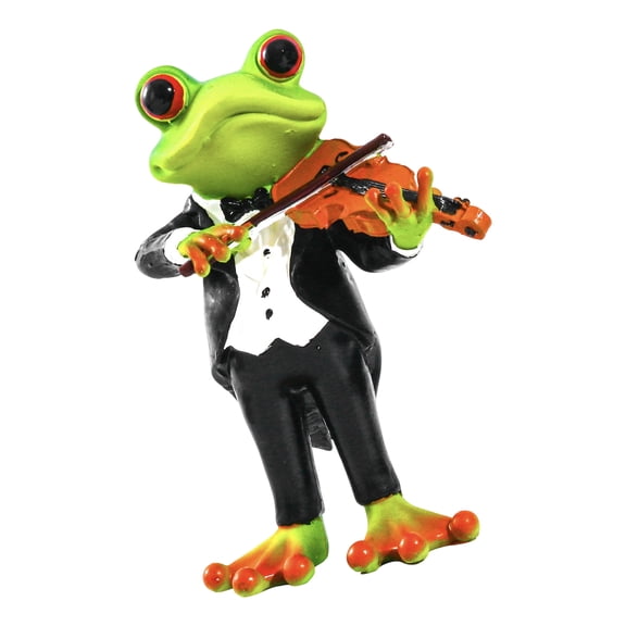 Fairy Garden Frogs Decors Sculpture Patio Yard Ornament Table Centrepiece