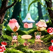 Fairy Garden Miniature Decor Set - Whimsical Forest Theme for Party & Home Garden Ornaments