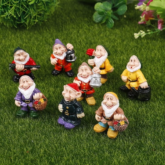 Fairy Garden Miniatures Gnome Dwarf Mini Gnome Figurines Garden Decoration
