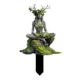 thumbnail image 1 of Fairy Garden Stakes Flat Garden Stakes Acrylic 2D Flower Pot Stake Garden Ground Insert Fairy Garden Accessories Tree Man Statue Ornaments For Pot Yard Green 10x6cm, 1 of 7