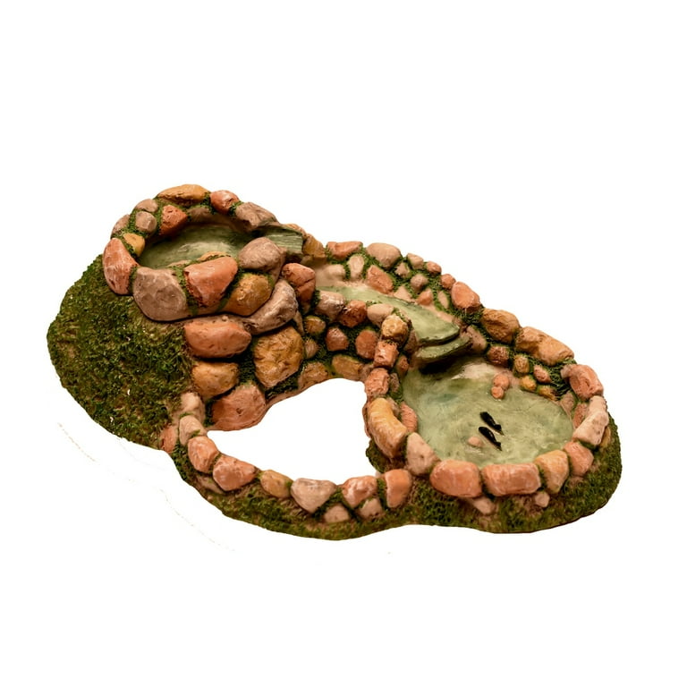 Rock Water Fountain Fairy Garden Waterfall Stone Pond Accessory Outdoor Decor Rock Water Fountain Fairy Garden Waterfall Stone Pond Accessory Outdoor Decor