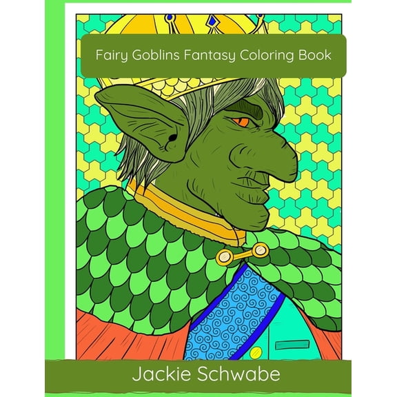 Fairy Goblins Fantasy Coloring Book, (Paperback)