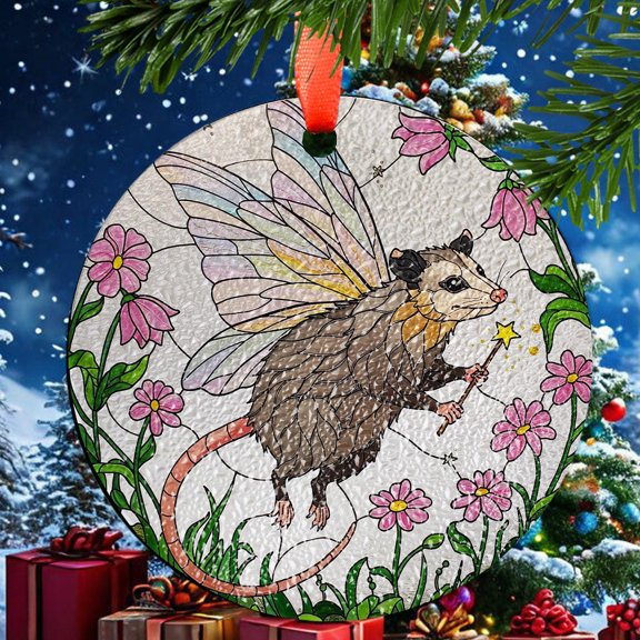 Fairy Godpossum Among Christmas Ornament, Ceramic/Acrylic Ornament, Mother’s Day Ornament, Love Day Home Decor, Celebration Hanging Decor, Commemorative 2025