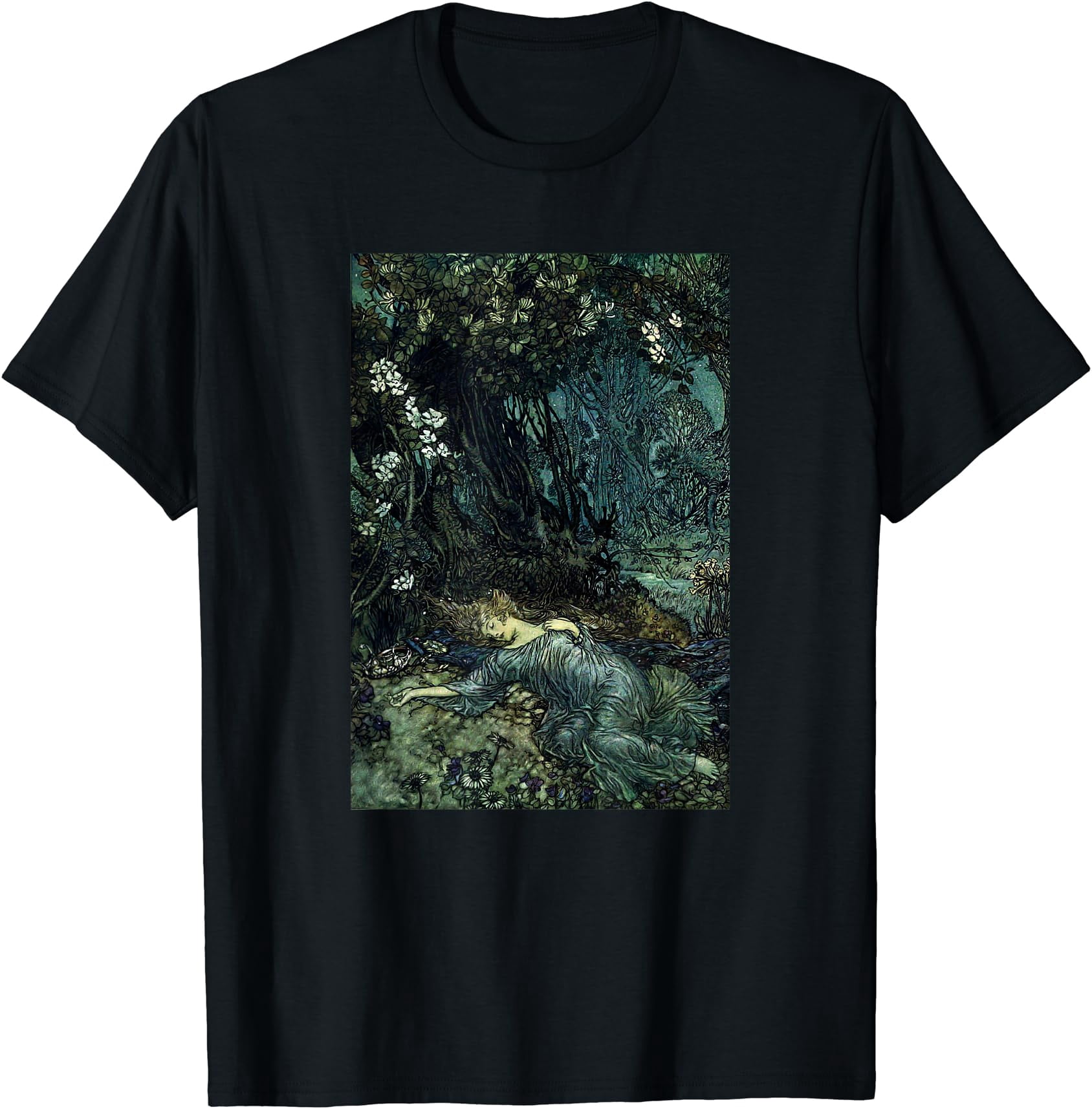 Fairy Grunge Fairycore Aesthetic Dark Cottagecore Goblincore T-Shirt ...