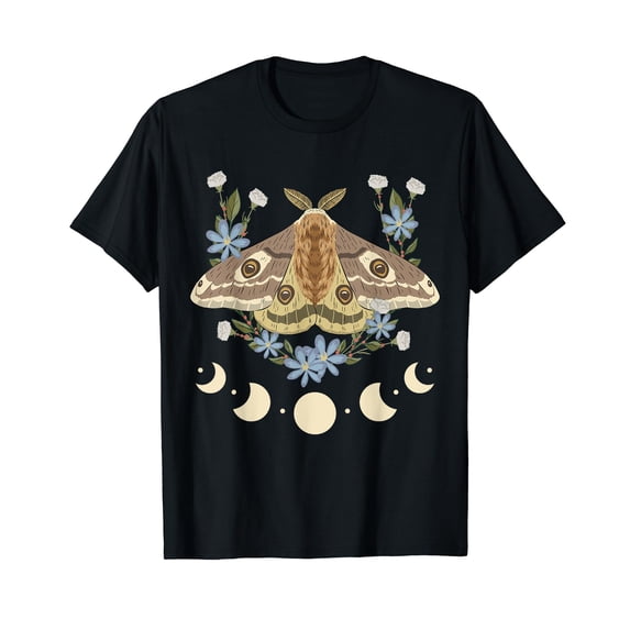 Fairy Grunge Fairycore Aesthetic Goth Luna Moth Butterfly T-Shirt for Men Women