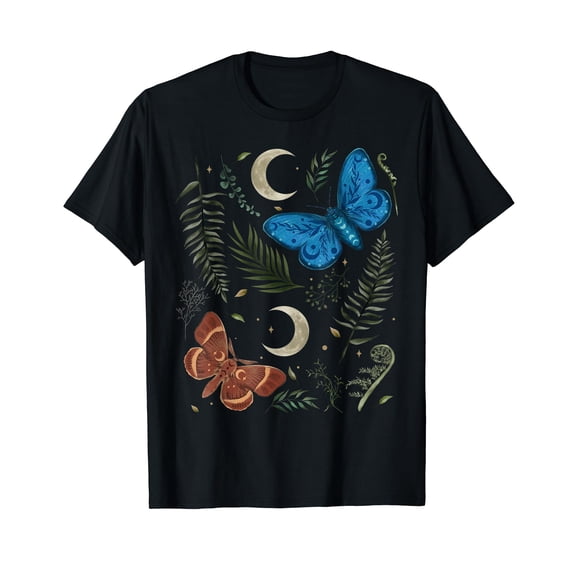 Fairy Grunge Fairycore Aesthetic Goth Luna Moth Butterfly T-Shirt for Men Women