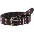 thumbnail image 1 of Fairy Grunge Leather Belts Y2K Women Star Punk Goth Buckle Grommet Waist Aesthetic Belt Accessories Fairycore 43'', 1 of 6
