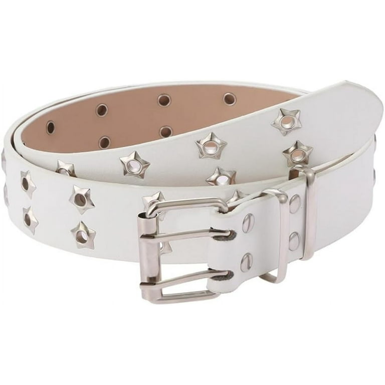 Fairy Grunge Leather Belts Y2K Women Star Punk Goth Buckle