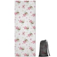 thumbnail image 1 of Fairy Heart Pattern Hot Yoga Mat Towel Non Slip for Hot Yoga - Quick-Drying Yoga Mat Cover with 4 Corner Pockets with Travel Bag - Hot Yoga Towel Non Slip Grip Moisture Wicking Sweat 70"x26", 1 of 6