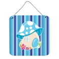 thumbnail image 1 of Fairy House Blue Stripes Wall or Door Hanging Prints, 1 of 1