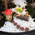 thumbnail image 2 of Cayway Deer Fairy Garden Accessories - 7 Piece Miniature Deer Set For DIY Landscapes 2 of 13