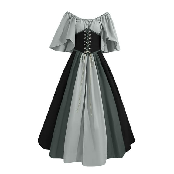 Fairy Irish Peasant Dress for Women French Vintage Renaissance Cottagecore Corset Dresses 1800S Evening Prom Gowns