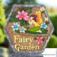 thumbnail image 1 of Fairy Kisses and Flowers Garden Stepping Stone, 9.5" Outdoor Decoration Statue, 1 of 7