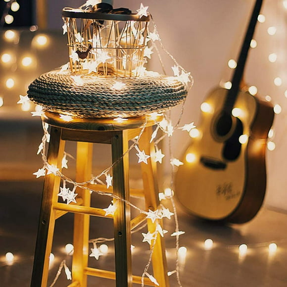 Fairy Led String Lights Indoor 9 84FT 20LED Star Twinkle Lights Warm Light Outdoor Patio Strip Decor Christmas Thanksgiving Easter Halloween Party Ba