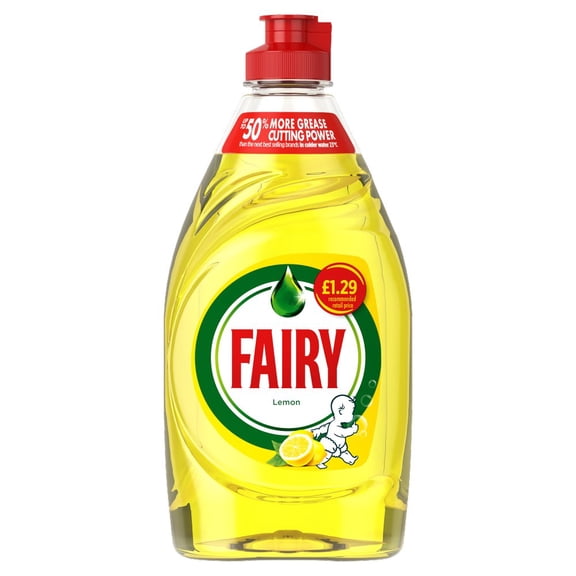 Fairy Lemon Washing Up Liquid with LiftAction 320ML (pack of 10)
